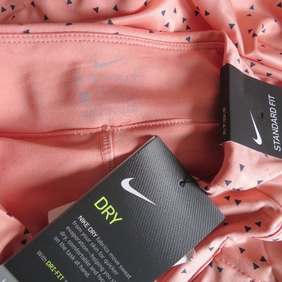 NWT Nike Dri-Fit Printed Skirt skort golf pink XS - Picture 9 of 9